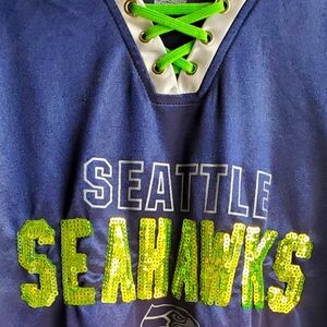 1x Plus size Seahawks shirt